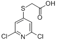 CAS 登录号：80542-50-3， 2-[(2,6-二氯吡啶-4-基)硫代]乙酸