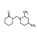 CAS#: 805945-08-8, 2-[(2,4-Dimethyl-1-piperidinyl)methyl]cyclohexanone