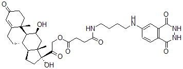 CAS 登录号：80632-50-4， 皮质醇-21-半琥珀酸酯-氨基丁基异鲁米诺