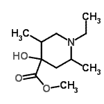 CAS#: 806595-93-7, Methyl 1-ethyl-4-hydroxy-2,5-dimethyl-4-piperidinecarboxylate