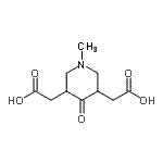CAS#: 806595-98-2, 2,2'-(1-Methyl-4-oxo-3,5-piperidinediyl)diacetic acid