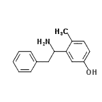 CAS#: 806603-61-2, 3-(1-Amino-2-phenylethyl)-4-methylphenol