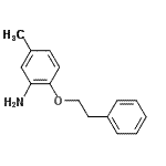 CAS 登录号：806603-62-3， 5-甲基-2-(2-苯基乙氧基)苯胺