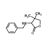 CAS 登录号：806615-33-8， 3-(苄基氨基)-4,4-二甲基二氢-2(3H)-呋喃酮