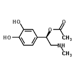 CAS 登录号：806641-73-6， (1R)-1-(3,4-二羟基苯基)-2-(甲基氨基)乙基乙酸酯