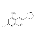 CAS#: 807265-76-5, 2-Methyl-6-(1-pyrrolidinyl)-4-quinolinamine