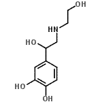 CAS#: 807284-07-7, 4-{1-Hydroxy-2-[(2-hydroxyethyl)amino]ethyl}-1,2-benzenediol