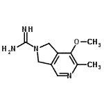 CAS#: 807287-37-2, 7-Methoxy-6-methyl-1,3-dihydro-2H-pyrrolo[3,4-c]pyridine-2-carboximidamide