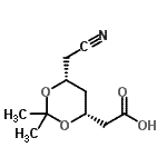 CAS#: 807312-27-2, [(4R,6R)-6-(Cyanomethyl)-2,2-dimethyl-1,3-dioxan-4-yl]acetic acid