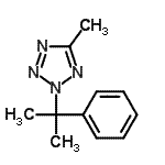 CAS 登录号：807334-59-4， 5-甲基-2-(2-苯基-2-丙基)-2H-四唑