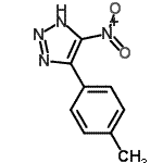 CAS 登录号：807345-86-4， 4-(4-甲基苯基)-5-硝基-1H-1,2,3-三唑