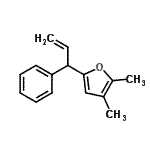 CAS#: 807370-60-1, 2,3-Dimethyl-5-(1-phenyl-2-propen-1-yl)furan
