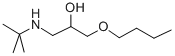 CAS 登录号：80762-79-4， 1-丁氧基-3-((1,1-二甲基乙基)氨基)-2-丙醇