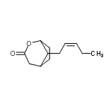 CAS#: 807630-26-8, 8-[(2Z)-2-Penten-1-yl]-2-oxabicyclo[3.2.1]octan-3-one