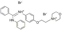 CAS#: 80785-04-2, (Anilino-Phenyl-Methylidene)-[4-[2-(1-Oxa-4-Azoniacyclohex-4-Yl)Ethoxy ]Phenyl]Azanium Dibromide