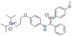 CAS#: 80785-10-0, 3-[4-[[(4-Methoxyphenyl)Amino]-Phenyl-Methylidene]Azaniumylphenoxy]Propyl-Dipropan-2-Yl-Azanium Dichloride
