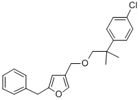 CAS#: 80843-64-7, 4-((2-(4-Chlorophenyl)-2-Methylpropoxy)Methyl)-2-(Phenylmethyl)Furan