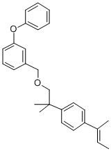 CAS#: 80854-12-2, 3-Phenoxybenzyl 2-(4-(2-Buten-2-Yl)Phenyl)-2-Methylpropyl Ether
