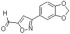 CAS#: 808739-26-6, 3-(1,3-benzodioxol-5-yl)isoxazole-5-carbaldehyde