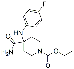 CAS#: 80912-41-0, Ethyl 4-Carbamoyl-4-[(4-Fluorophenyl)Amino]Piperidine-1-Carboxylate