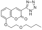 CAS 登录号：80916-84-3， 8-(2-丁氧基乙氧基)-3-(1H-四唑-5-基)-2H-1-苯并吡喃-2-酮