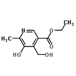 CAS 登录号：809272-94-4， 乙基5-羟基-4-(羟基甲基)-6-甲基烟酸酯