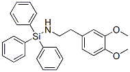 CAS 登录号：80930-68-3， 2-(3,4-二甲氧基苯基)-N-三苯基硅烷基-乙胺
