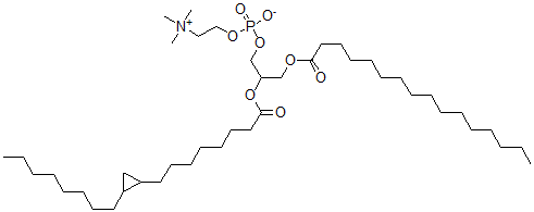 CAS#: 81004-53-7, [3-Hexadecanoyloxy-2-[8-(2-octylcyclopropyl)octanoyloxy]propyl] 2-trimethylazaniumylethyl phosphate