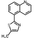 CAS#: 810690-50-7, 5-(5-Methyl-1,3-thiazol-2-yl)quinoline