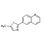 CAS#: 810690-55-2, 6-(5-Methyl-1,3-thiazol-2-yl)quinoline