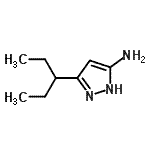 CAS#: 81114-33-2, 3-(3-Pentanyl)-1H-pyrazol-5-amine