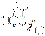 CAS 登录号：81116-48-5， 9-氧代-3-(苯基磺酰基)-9H-噻吨-1-羧酸乙酯