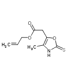 CAS#: 811813-23-7, Allyl (4-methyl-2-thioxo-2,3-dihydro-1,3-oxazol-5-yl)acetate