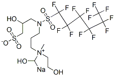 CAS#: 81190-38-7, Sodium 2-hydroxy-3-[3-(2-hydroxyethyl-dimethylammonio)propyl-(1,1,2,2,3,3,4,4,5,5,6,6,6-tridecafluorohexylsulfonyl)amino]propane-1-sulfonate hydroxide