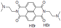 CAS 登录号：81254-00-4， 2,7-二(2-(二甲基氨基)乙基)苯并(lmn)(3,8)菲咯啉-1,3,6,8(2H,7H)-四酮二氢溴酸盐