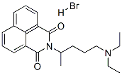 CAS 登录号：81254-01-5， 2-(4-(二乙胺)-1-甲基丁基)-1H-苯并(de)异喹啉-1,3(2H)-二酮单氢溴酸盐