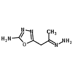 CAS#: 81259-40-7, 5-[(2E)-2-Hydrazonopropyl]-1,3,4-oxadiazol-2-amine