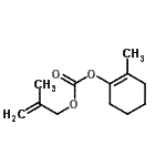 CAS#: 812639-00-2, 2-Methyl-1-cyclohexen-1-yl 2-methyl-2-propen-1-yl carbonate