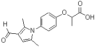 CAS#: 812642-70-9, 2-[4-(3-Formyl-2,5-dimethyl-1H-pyrrol-1-yl)phenoxy]propanoic acid