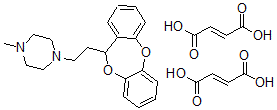 CAS#: 81320-31-2, 1-[2-(6H-Benzo[c][1,5]benzodioxepin-6-yl)ethyl]-4-methyl-piperazine with but-2-enedioic acid