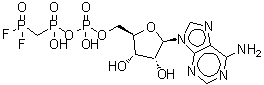 CAS 登录号：81336-78-9， 5'-腺苷酸与(二氟膦酰甲基)膦酸单酐