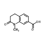 CAS#: 813424-02-1, 1-Methyl-2-oxo-1,2,3,4-tetrahydro-7-quinolinecarboxylic acid