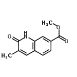 CAS 登录号：813425-28-4， 甲基3-甲基-2-氧代-1,2-二氢-7-喹啉羧酸酯
