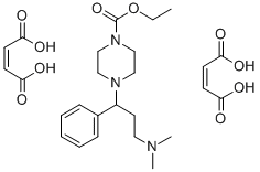 CAS#: 81402-44-0, 1-(3-Dimethylamino-1-Phenylpropyl)-4-(Ethoxycarbonyl)Piperazine Bis(Hydrogen Maleate)