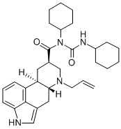 CAS#: 81409-86-1, (8-beta)-N-Cyclohexyl-N-((Cyclohexylamino)Carbonyl)-6-(2-Propenyl)Ergoline-8-Carboxamide