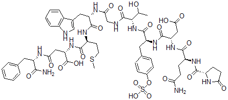 CAS 登录号：81456-41-9， beta-天冬氨酰(9)-雨蛙肽