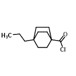 CAS#: 81472-98-2, 4-Propylbicyclo[2.2.2]octane-1-carbonyl chloride