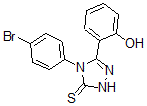 CAS 登录号：81518-27-6， 2,4-二氢-4-(4-溴苯基)-5-(2-羟基苯基)-3H-1,2,4-三唑-3-硫酮