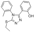 CAS#: 81518-44-7, 2-(5-(Ethylthio)-4-(2-Methylphenyl)-4H-1,2,4-Triazol-3-Yl)Phenol