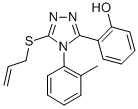 CAS 登录号：81518-45-8， 2-(4-(2-甲基苯基)-5-(2-丙烯基硫代)-4H-1,2,4-三唑-3-基)苯酚